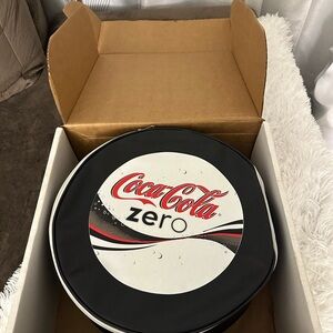 Coca-Cola Zero Black and White Cooler Lid 2005 FIRSTS SAMPLES